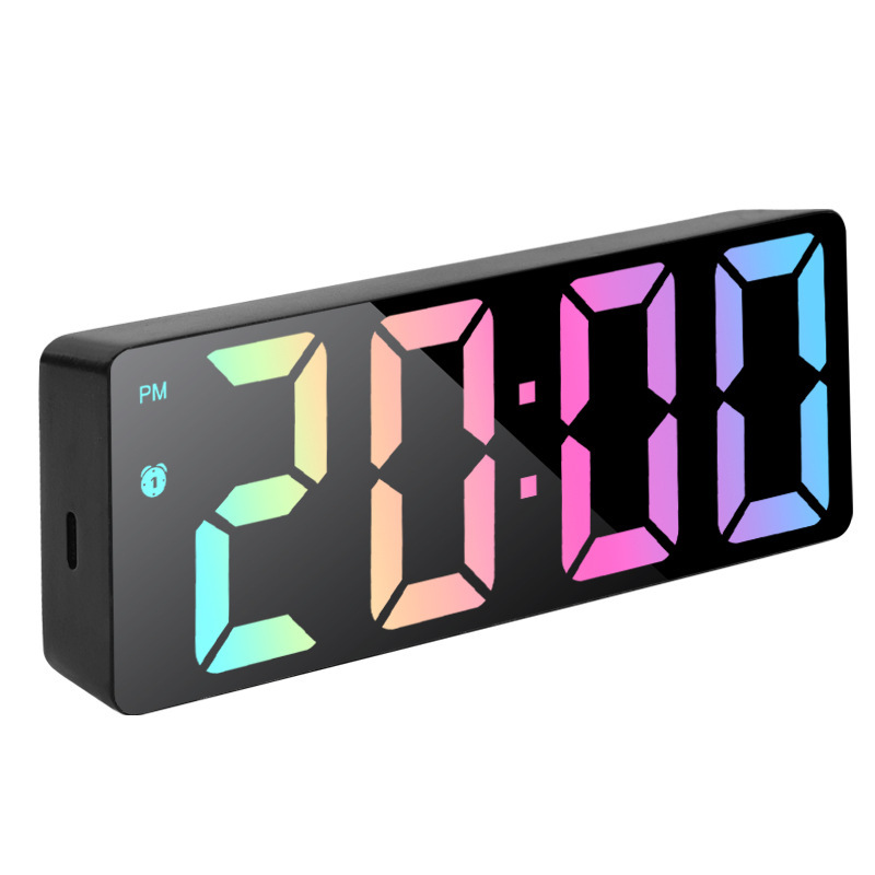 跨境家用多功能定时闹钟学生专用usb LED Clock桌面智能电子时钟|undefined