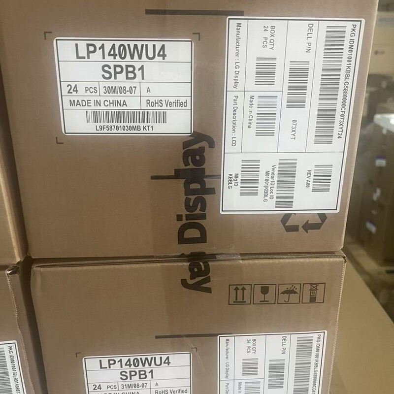 Lg 14inch Notebook Screen Lp140Wu4-Spb1 New Original Dell P/N 073Xyt