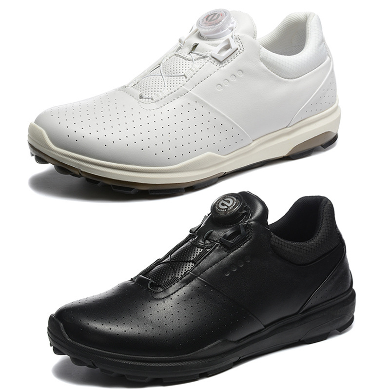 2025 대외 무역 남성 신발 봄과 여름 최고층 소 가죽 골프 신발 남성 회전 버클 야외 스포츠 운동화 남성