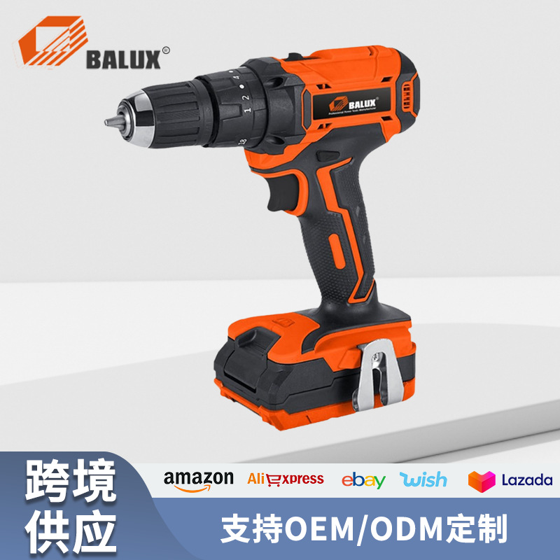 大扭力充电式锂电冲击钻充电手电枪钻电动螺丝刀家用五金工具冲击