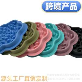 跨境宠物慢食碗硅胶慢食垫喂粮缓食碗慢食盆防滑狗碗猫碗宠物用品