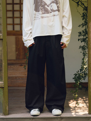 TRS Minimalist Series | 26SS Retro Pleated Bending Knife Lightweight Comfortable Drape Commuter Casual Pants for Men and Women