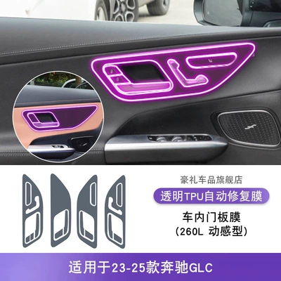 Car Modification Special Paint – Car interior film - 23-25-mercedes-benz-glc-class-interior-door-panel-film-260l-dynamic-type