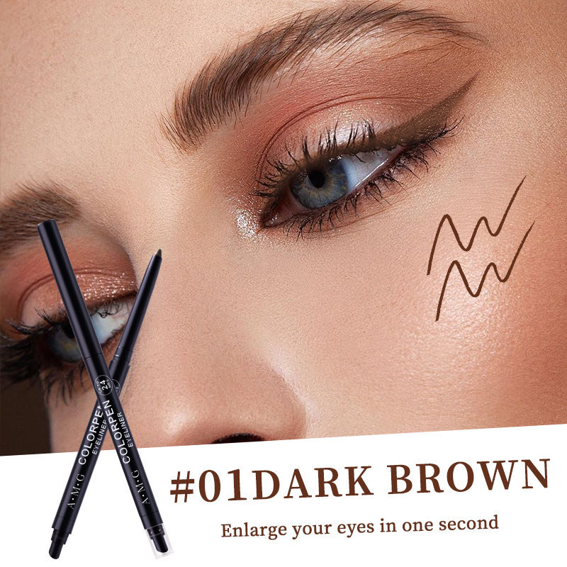 AMG跨境防水眼线胶笔 新手顺滑防晕染 初学者眼线胶笔eyeliner|undefined