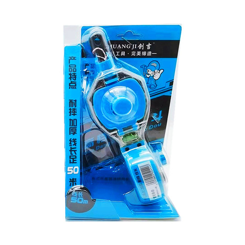 Manufacturer wholesale wood manual stringing ink line scribing tool new PVC plastic rebound instrument drawing tool ink line