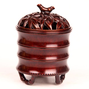 Copper Pujiang pure copper incense Cup incense burner household fire-proof empty incense burner hand warmer sandalwood incense plate incense agarwood incense burner