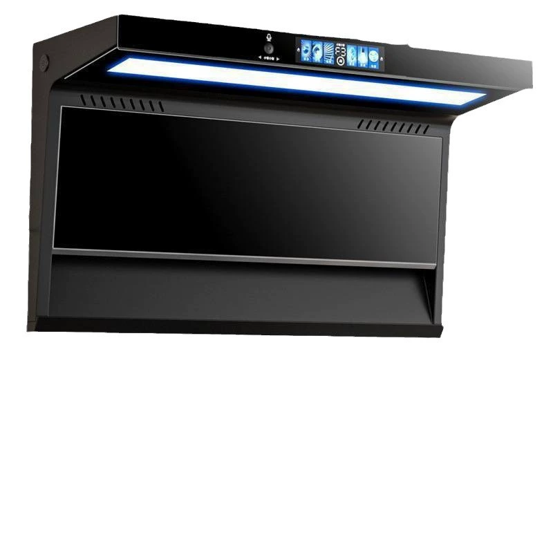 7 -character range hood smart voice range hood large suction top double suction hood frequency conversion 7 -shaped range hood