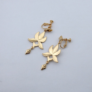 Star Dome Railway Drinking Yuejun Earrings Danheng Cos Earrings Animation Game Peripheral Earrings Yin Yuejun Earrings