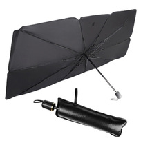 夏季新品汽车遮阳伞弯柄遮阳伞开口遮车遮阳伞折叠车用防晒遮光伞