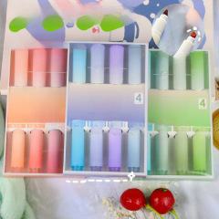 漸變色熒光筆大容量彩色手賬筆學生重點劃線標記筆斜頭記號筆批發