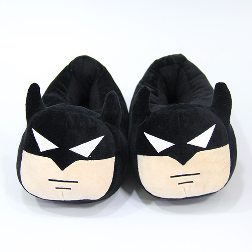 Batman character cartoon Bathtub slippers winter men warm cotton slippers indoor home cotton shoes couple