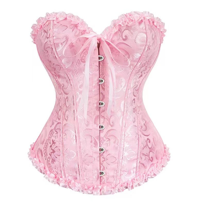 Court-Style Fishbone Shapewear Top, Tummy Control and Bust-Enhancing Corset, Vintage Wedding Dress Base Corset