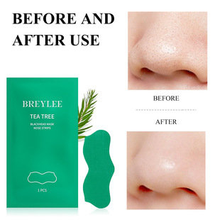 BREYLEE TEA TREE BLACKHEAD NOSE patch 10 PCs TEA TREE BLACKHEAD MASK NOSE STR