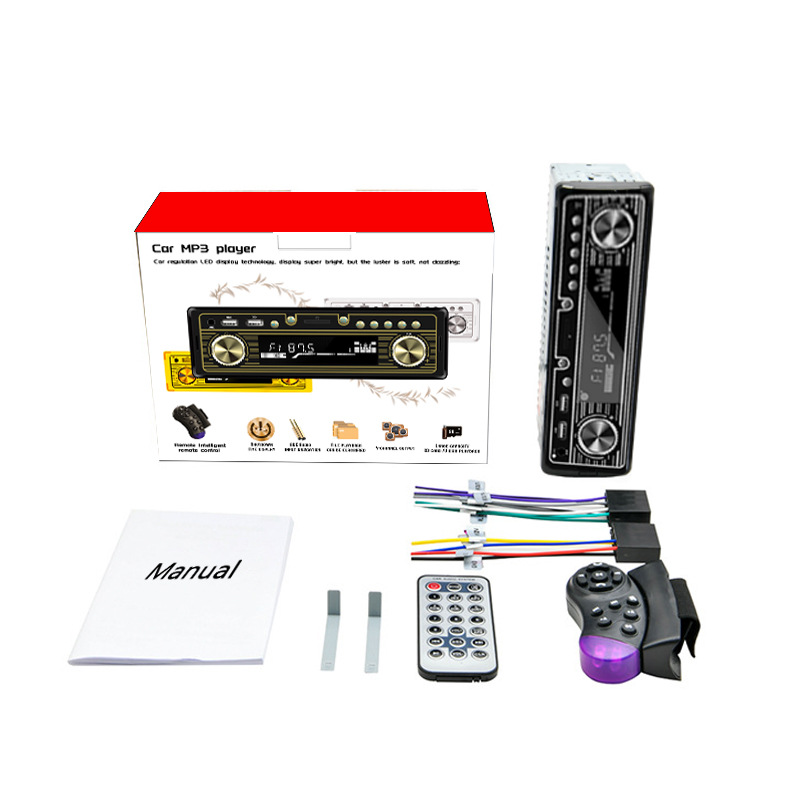 Reproductor MP3 Bluetooth para coche, radio FM, cargador, con DSP, ranura para tarjeta SD