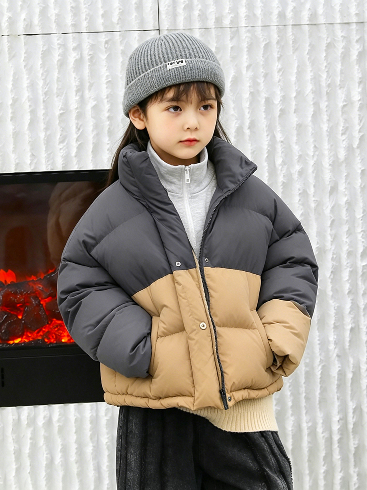 Children's down jacket for boys