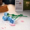 Синий (одна роза, двойная форма)