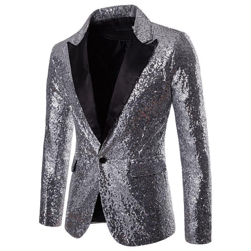 ragazzo 2025 abito da spettacolo europeo e americano abito con paillettes dorate blazer taglie forti abbigliamento da uomo da discoteca presentatore presentatore studio_voghion.com