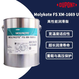 Molykote摩力克 FS XM-1669 U 重载耐腐蚀高温用氟硅润滑脂 4.5KG