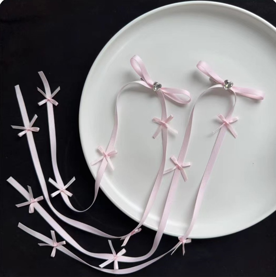 Women's Gender Vacation Classic Style Women's Bow Knot Cloth Hair Clip