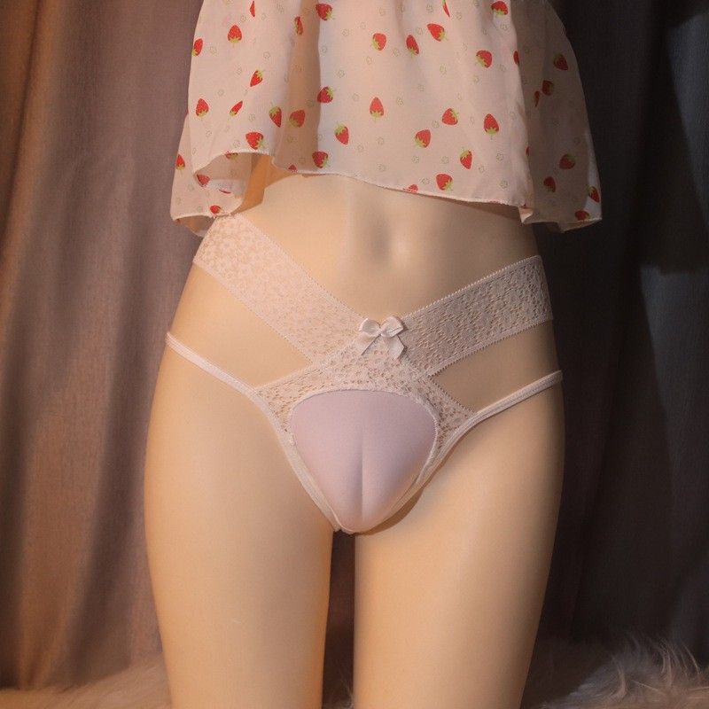 Sexy Lace Breathable Cross-Over Erotic Abalone-Patterned Hidden Genital Area Underwear for Men and Women, Alluring Camel Toe Thong Sexy Lace Breathable Cross-Over Erotic Abalone-Patterned Hidden Genital Area Underwear for Men and Women, Alluring Camel Toe Thong