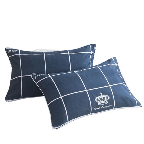 Single Pillow Set with Pillowcase, Removable Washable Student Adult Neck Support Pillow Core Set of Two