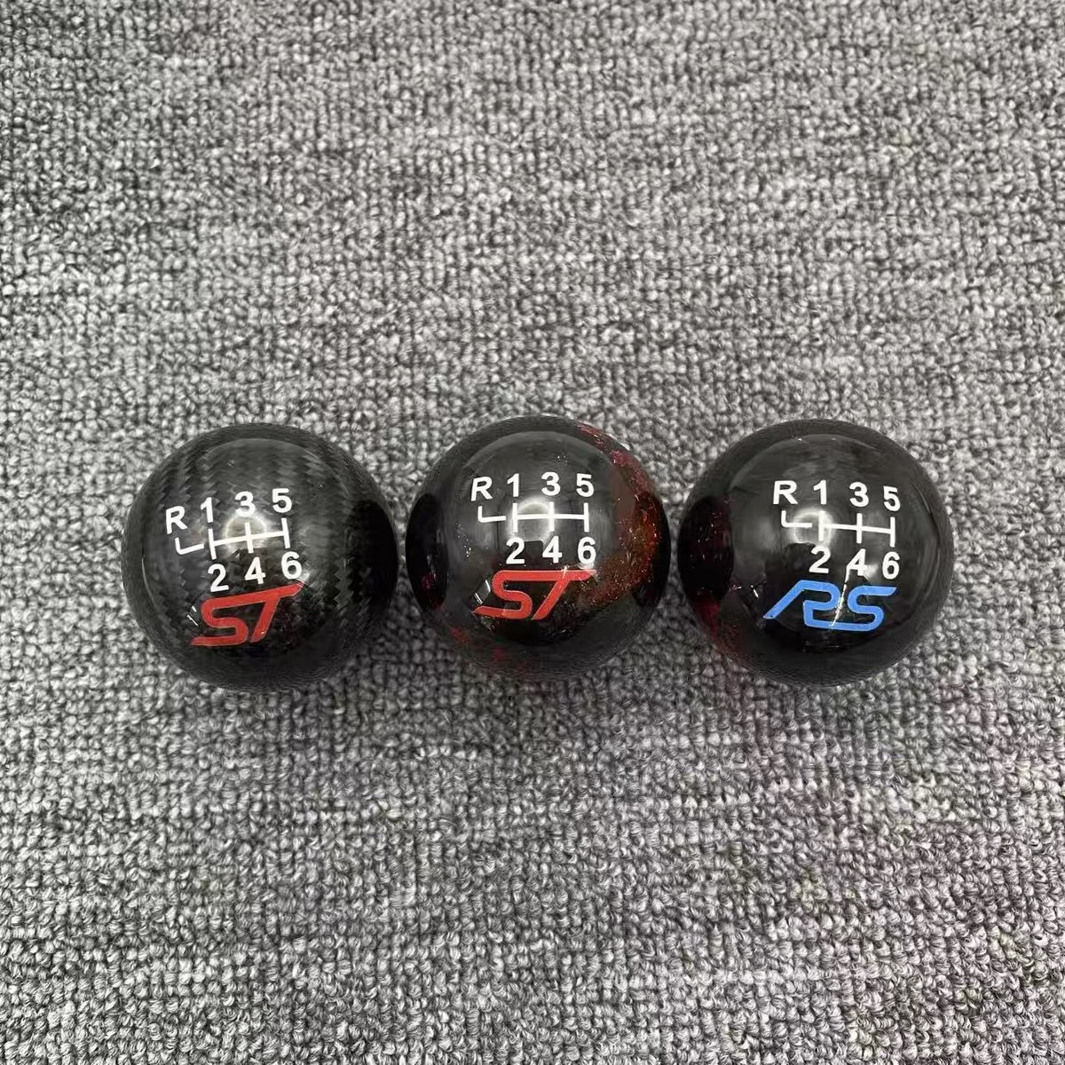 Focus Fiesta RSST modified carbon fiber gear shift knob