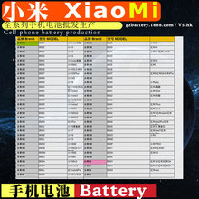 适用于小米 手机电池批发 cell phone battery for xiaoMI