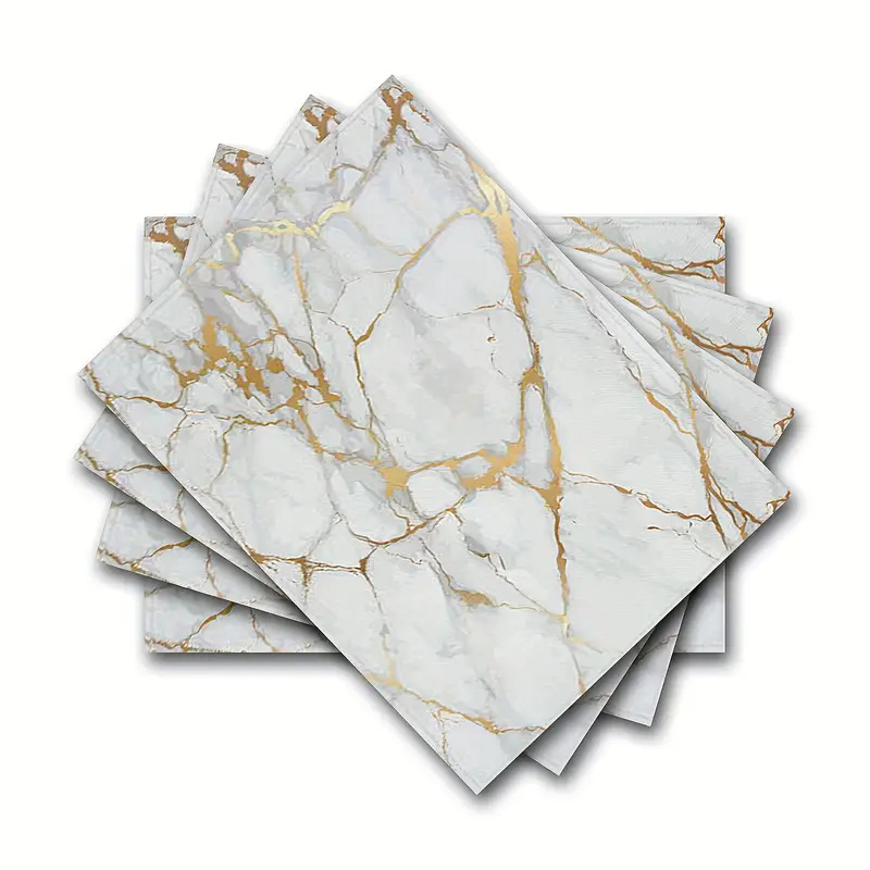 Transfronterizos lino almohadilla de mesa Aliexpress TEMU Amazon almohadilla de mesa cuadrada búfalo rojo almohadilla de Navidad Día de la Independencia