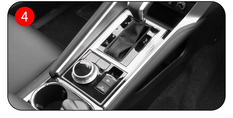 20-22 Mitsubishi Pajero Sport Center Console Interior Trim Sticker