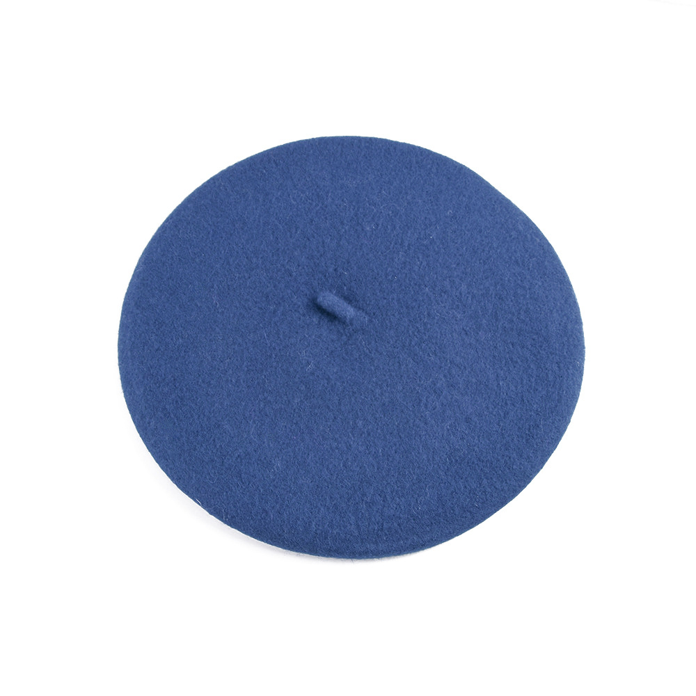 Unisex Wool beret Autumn-winter vintage woolen painter's hat Winter hat Lady's bud hat_voghion.com