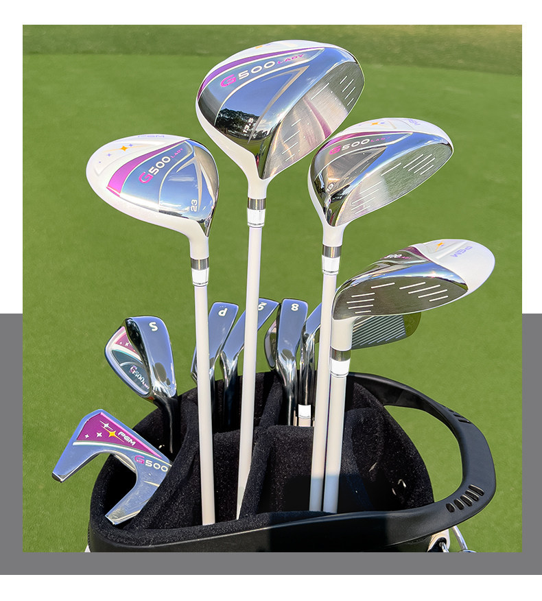 Bộ gậy golf PGM cho nữ mới học, 4 gậy hoặc 11 gậy kèm túi đựng — Hồng san hô (cần carbon L) 11 gậy + túi golf tiêu chuẩn LTG079, Hồng san hô (cần thép) 11 gậy + túi golf tiêu chuẩn LTG079, Trắng tím (cần carbon L) 11 gậy + túi golf tiêu chuẩn LTG079, Trắng tím (cần thép) 11 gậy + túi golf tiêu chuẩn LTG079 chi tiết 36