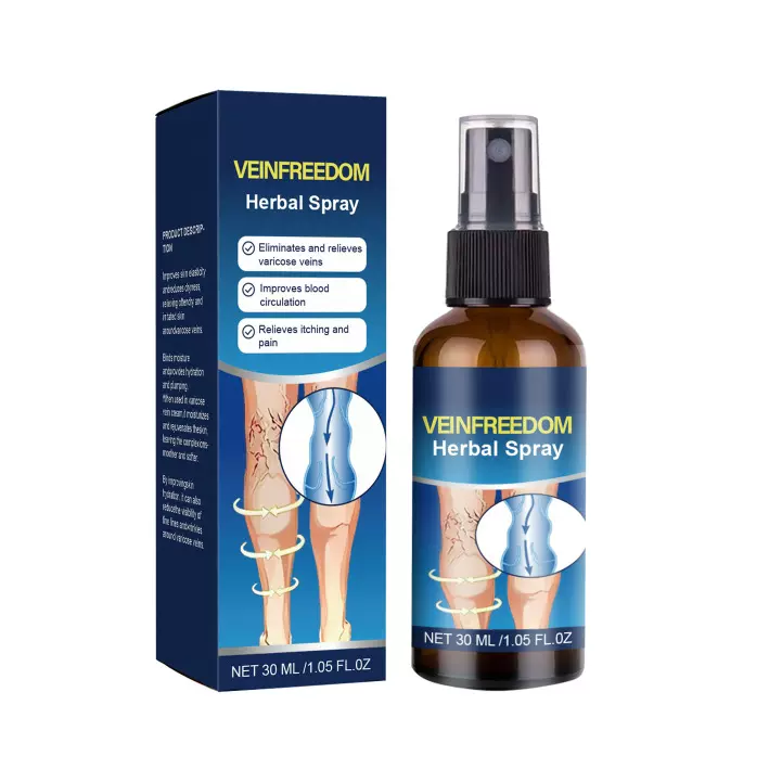 跨境身体静脉修护喷雾温和呵护腿部缓解疏通腿部经络静脉护理喷雾