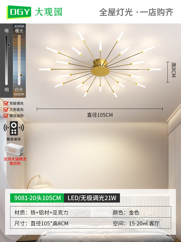 【厳選】リビングルームランプ シーリングランプ ホール 高級 レストラン 寝室 渦花火ランプ LEDシーリングランプ 002|undefined
