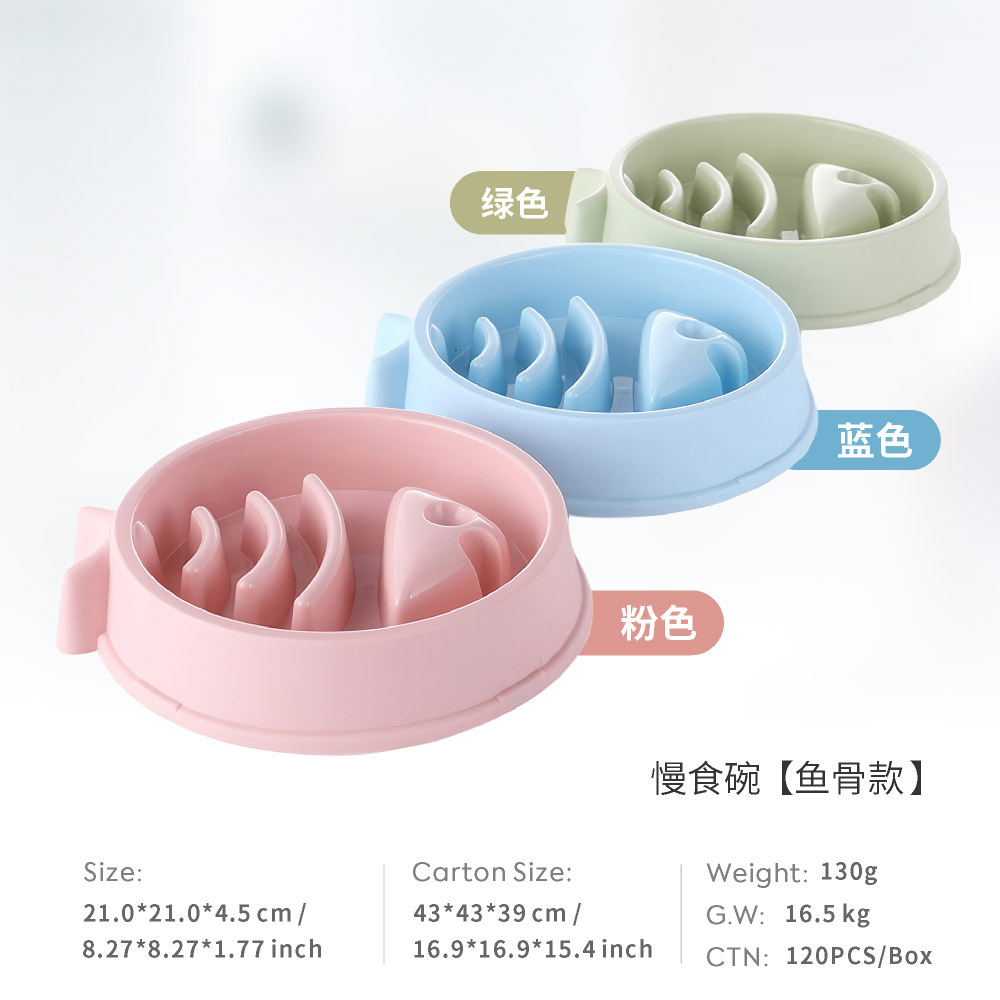 Tazón de comida lenta para mascotas de protección ambiental explosiva transfronteriza