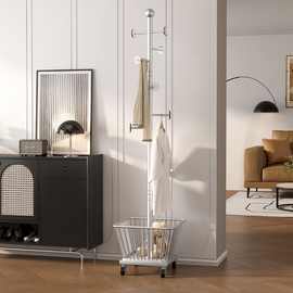 衣帽架衣架落地立式卧室轻奢挂衣架家用收纳客厅移动衣服置物架子