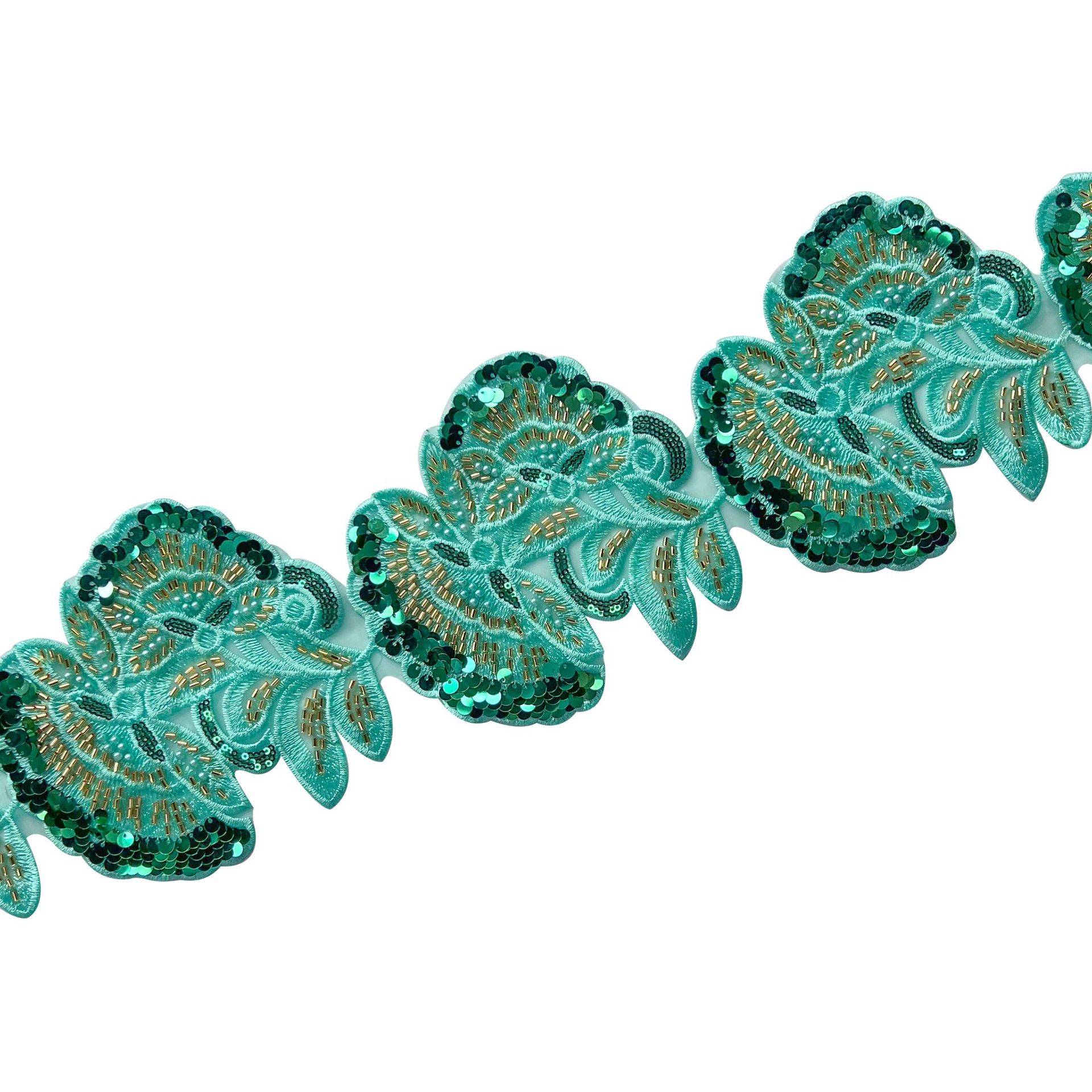 Hermosas pañuelas multicolores bordadas de encaje decoración de tela calcomanías de estilo nacional vestido vestido pantalones pie decoración pegatinas image 14