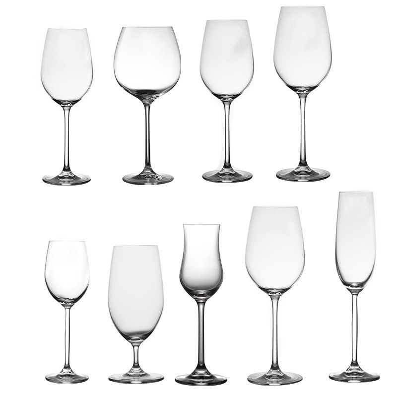 Vidrio de cristal cortado en frío tazas de vino tazas de champán tazas de cerveza artesanal tazas de burbujas de vino impresión logotipo