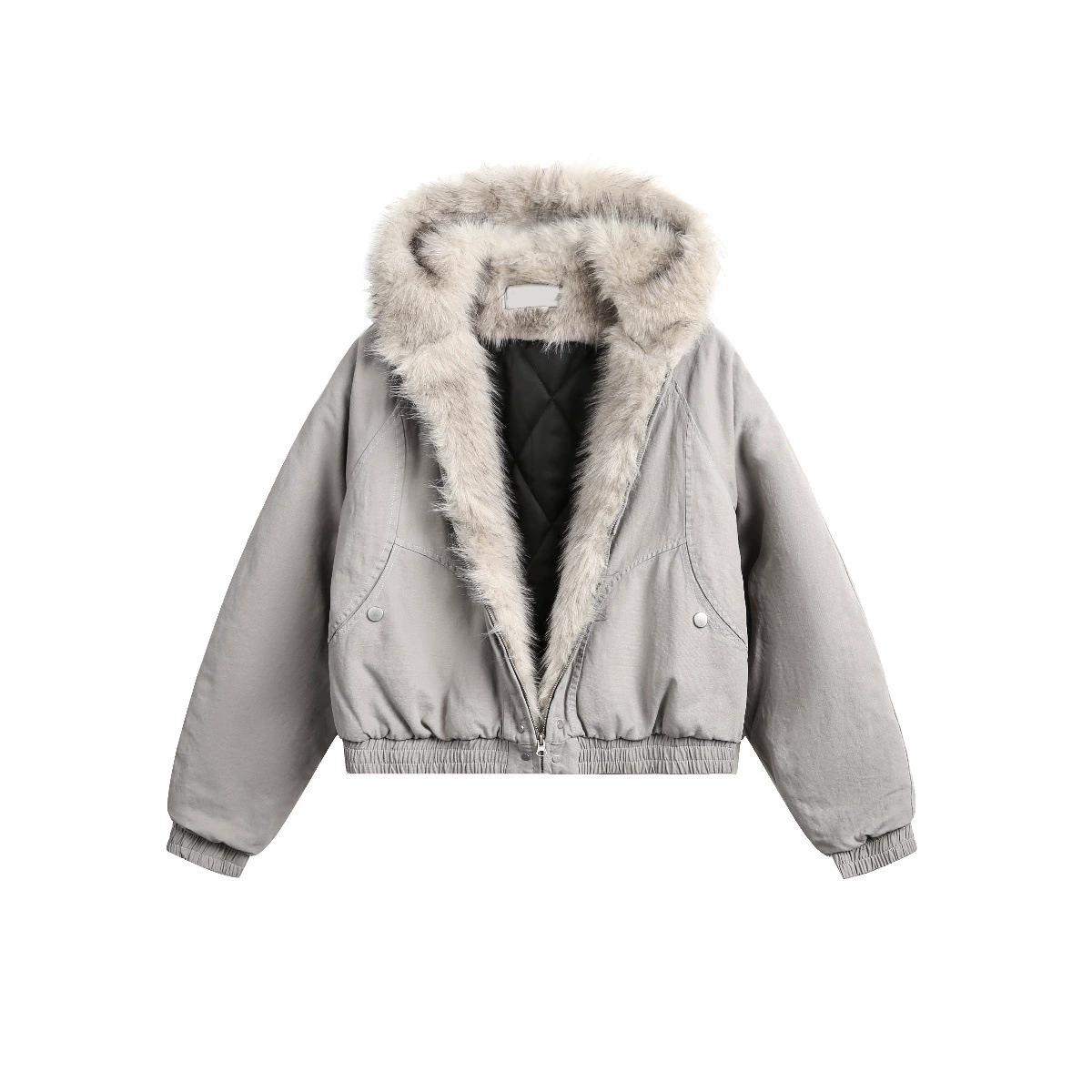 Демисезонная куртка‑пуховик unisex с капюшоном, американский стиль, хлопок или стёжка, размеры M–XXL