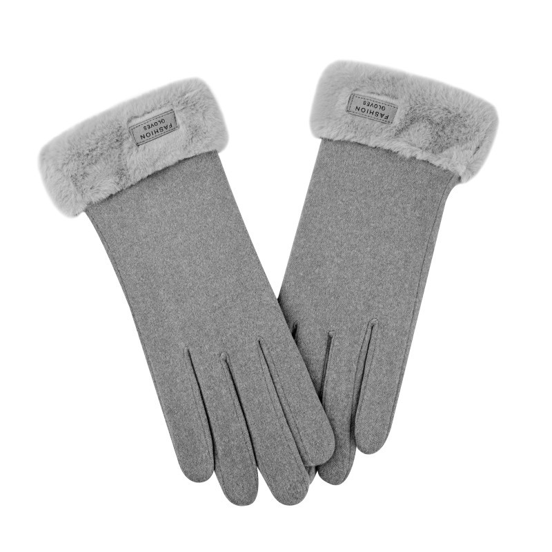 드롱 더블 레이어 울 마크 그레이