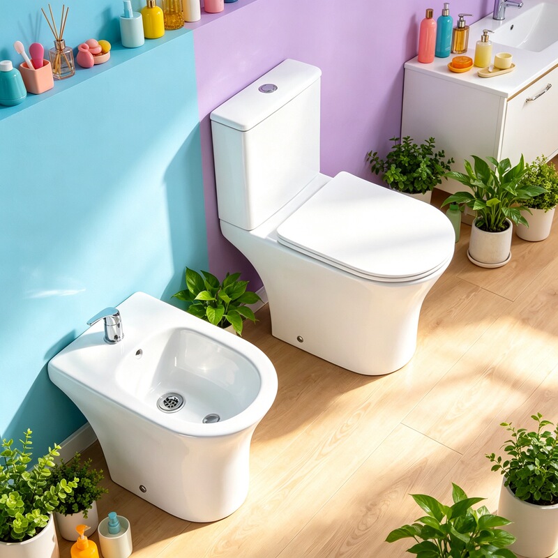 Export of ceramic toilets to Argentina, Europe, and the Middle East, ceramic bidet, floor-standing toilet for bathroom Export of ceramic toilets to Argentina, Europe, and the Middle East, ceramic bidet, floor-standing toilet for bathroom