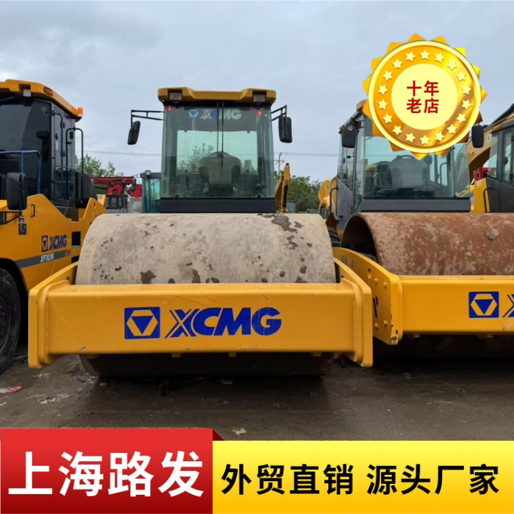 Usado XCMG 20 toneladas 22 toneladas 26 toneladas mercado de rodillos vibratorios super rentable comercio de exportación