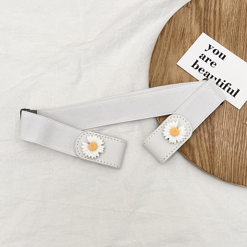 Cinturón invisible sin costuras pantalones perezosos elásticos cinturón de jeans pantalones de hombre de mujer cintura apretada artefacto Mujer