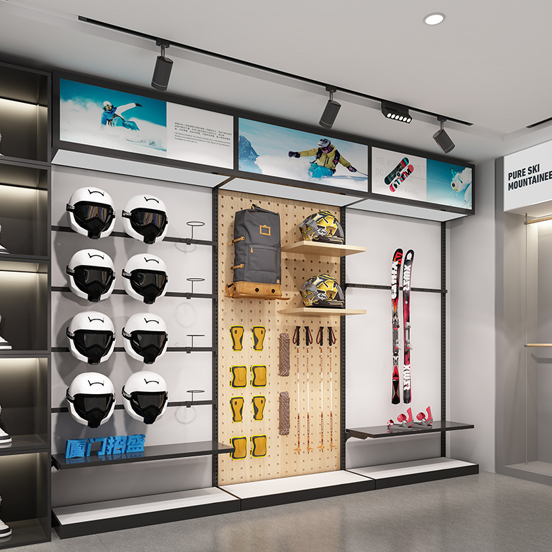 Tienda de zapatos deportivos al aire libre estante de zapatos estante de exhibición tienda de ropa estante de exhibición Zhongdao estante de zapatos estante de tienda de ropa profesional de hombre