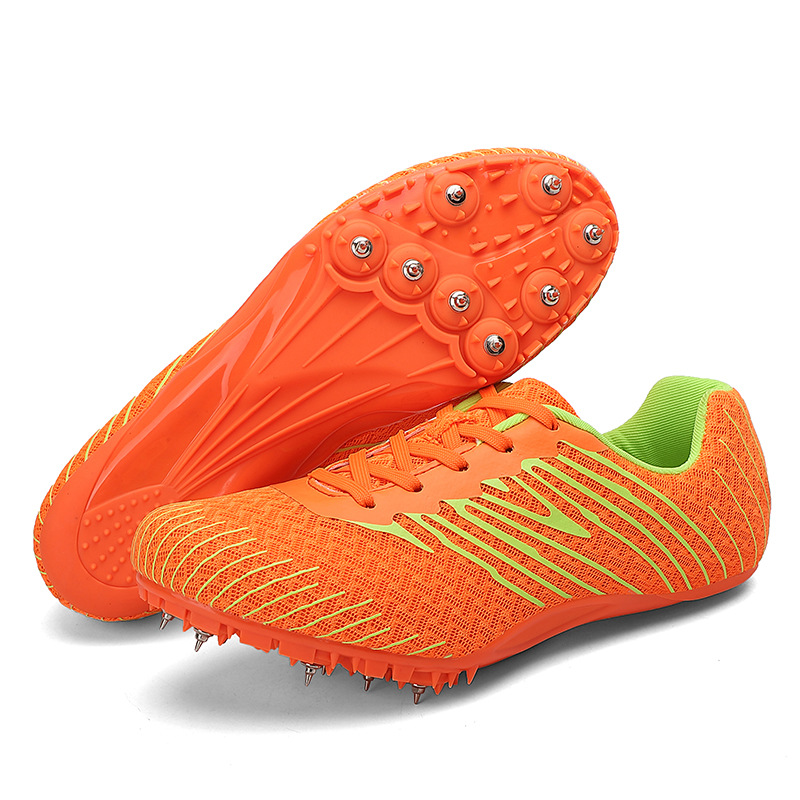 Nuevos zapatos de pista zapatos de entrenamiento de malla transpirable zapatos de punta para hombres y mujeres zapatos de pista de entrenamiento juvenil deportes zapatos de punta
