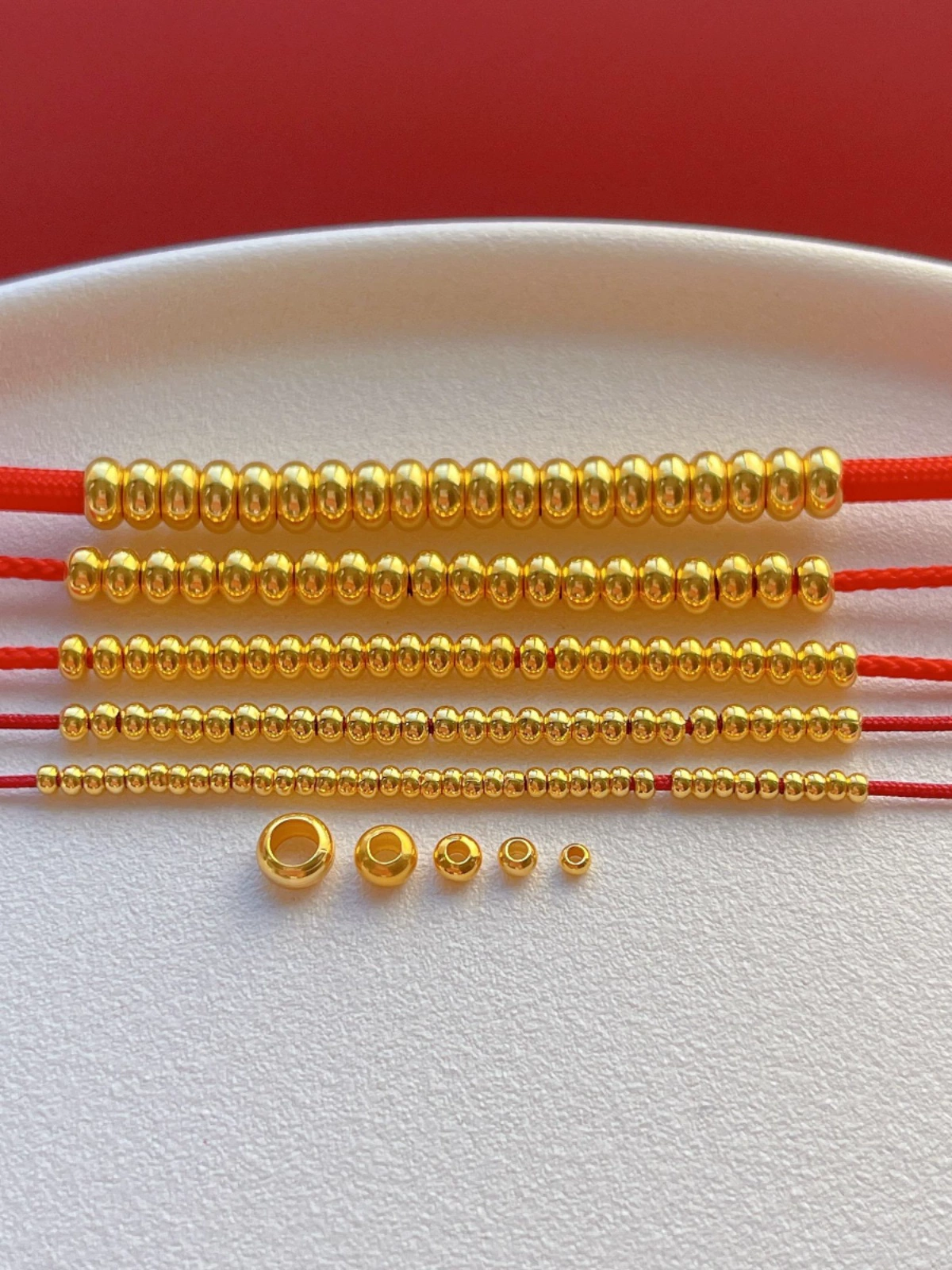 Аксессуары из серебра 925 пробы с позолотой, бусины-диски, пузырчатые бусины, разделители, прокладки, обернутые в бусины, для DIY, ручной работы, бусинная веревка