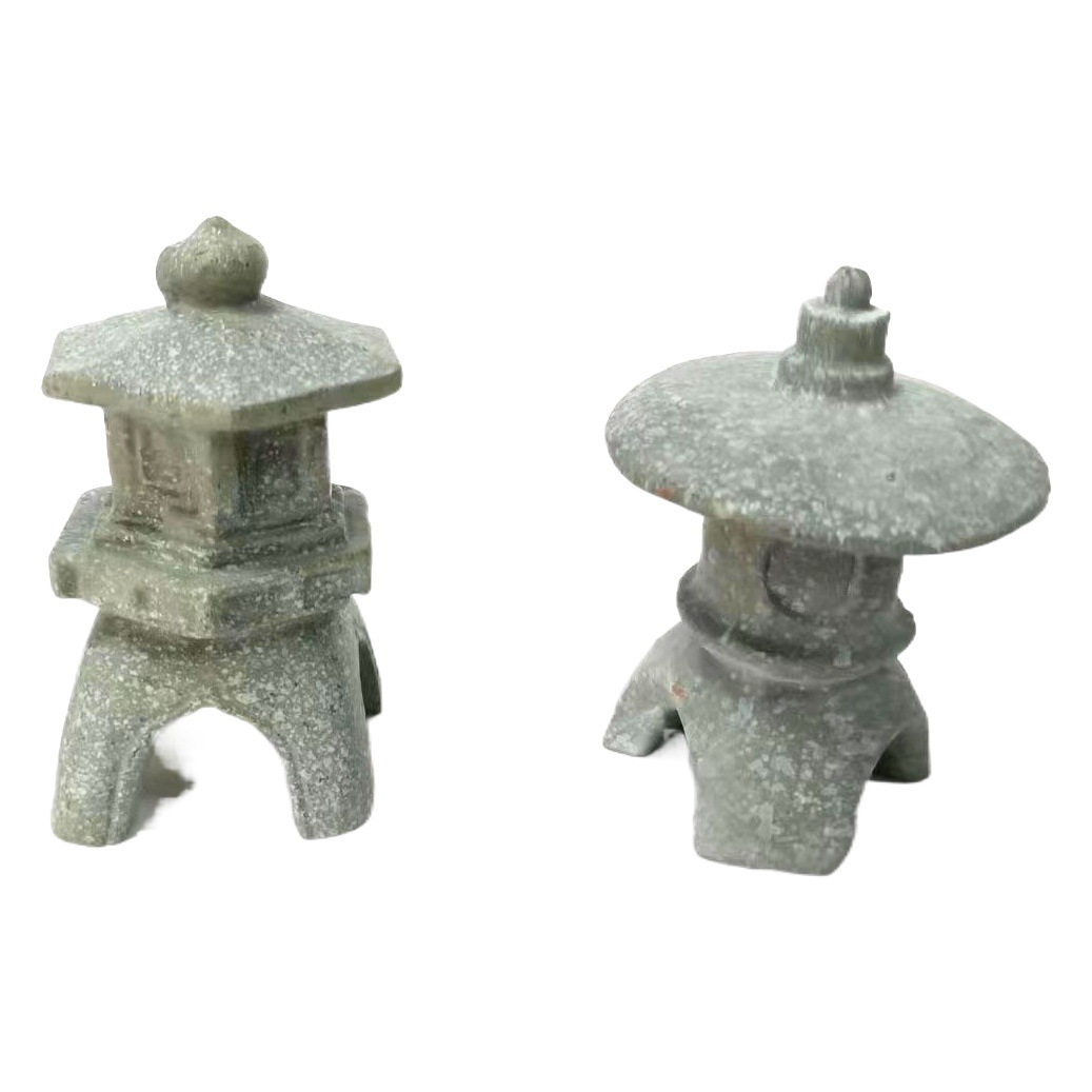 Estilo explosivo Jardinería china Paisaje interior Arenisca Faro Acuario Colgante Pecera Decoración de paisajismo Decoración