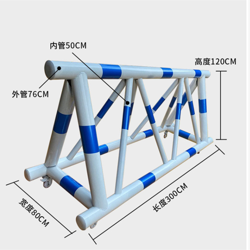 拒马n防设施冲撞移动单位学校门口防隔离设施路障挡车带刺护栏j