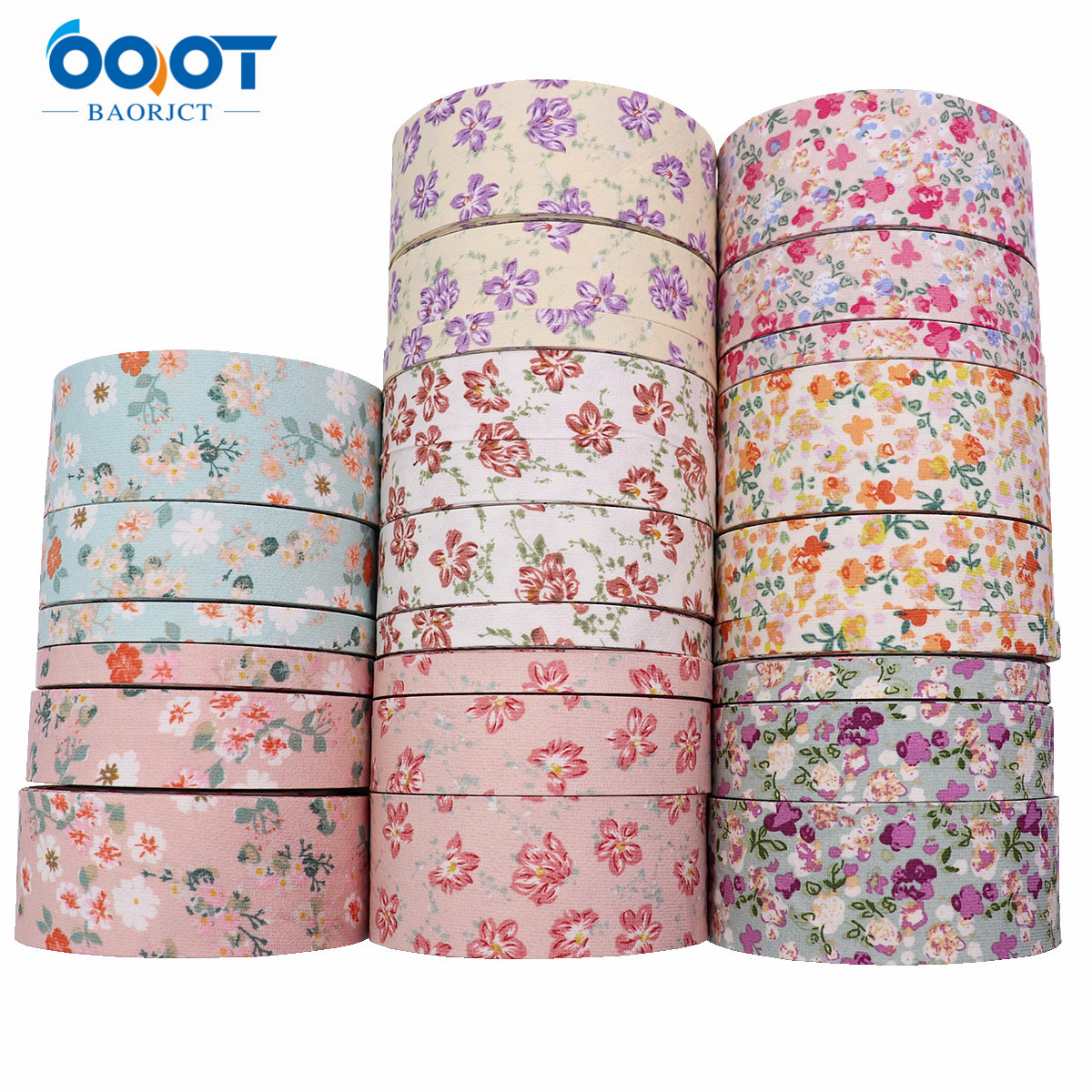 1 Piece 100% Polyester Ribbed Band Ribbon Daily Cute Floral display picture 3