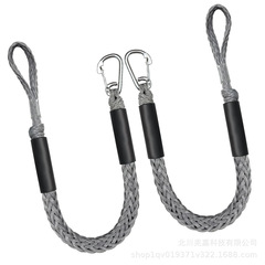 3FT90Cm船用弹力绳 码头线水上自行车摩托艇桨板皮划艇停靠滑水绳