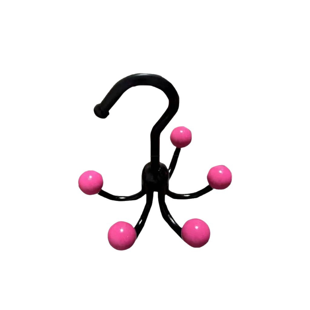 Dopamine rotating six-claw hook hanging rack household…